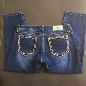 MissMe Skinny Crop Jeans